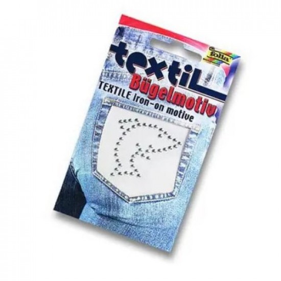Folia блискітки для одягу Textile Iron-on designs "Dolphin" (Дельфін)