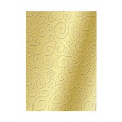 Папір з тисненням "Мілан", Золотий, 21*31см, 220г/м2, 204772629, Heyda Папір з тисненням "Мілан", Золотий, 21*31см, 220г/м2, 204772629, Heyda