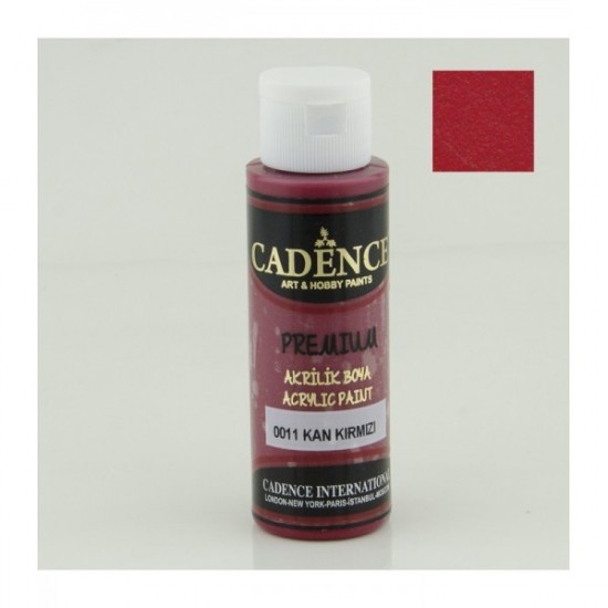 Cadence акрилова фарба Premium Acrylic Paint, 70 мл, Blood Red (Кроваво-червоний) Cadence акрилова фарба Premium Acrylic Paint, 70 мл, Blood Red (Кроваво-червоний)