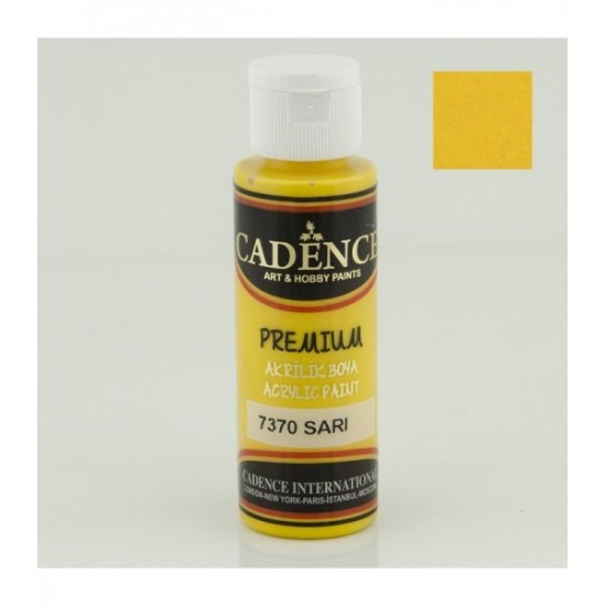 Cadence акрилова фарба Premium Acrylic Paint, 70 мл, Yellow (Жовтий) Cadence акрилова фарба Premium Acrylic Paint, 70 мл, Yellow (Жовтий)