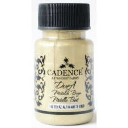 Cadence фарба акрилова Dora Metallic Paint, 50 мл, Біле золото