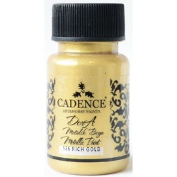 Cadence фарба акрилова Dora Metallic Paint, 50 мл, Богате золото