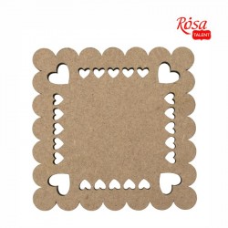 Підставка під чашки „Love“ 1, МДФ, 10х10см, ROSA TALENT Підставка під чашки „Love“ 1, МДФ, 10х10см, ROSA TALENT