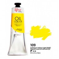 Фарба олійна, Кадмій жовтий світлий (109), 100мл, ROSA Gallery Фарба олійна, Кадмій жовтий світлий (109), 100мл, ROSA Gallery