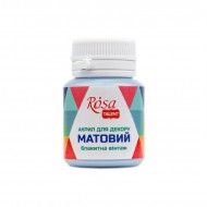 Акрил для декору, Блакитна вінтаж, матовий, 20 мл, ROSA TALENT