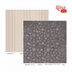 Папір для скрапбукінгу „New Year's magic“ 7, двосторонній, 30,48х30,48 см, 200г/м2, ROSA TALENT Папір для скрапбукінгу „New Year's magic“ 7, двосторонній, 30,48х30,48 см, 200г/м2, ROSA TALENT