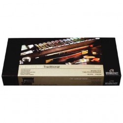 Набір олійних фарб Rembrandt TRADITIONAL,16 туби фарби+пензлі+доп.матеріали., дер.коробка, Royal Tal Набір олійних фарб Rembrandt TRADITIONAL,16 туби фарби+пензлі+доп.матеріали., дер.коробка, Royal Tal