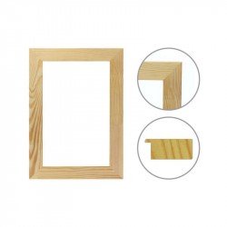 Багетна рама Класік, плоска, клеєна (17*40мм), 30*40 см, ROSA Studio Багетна рама Класік, плоска, клеєна (17*40мм), 30*40 см, ROSA Studio