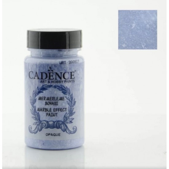 Cadence акрилова фарба з ефектом мармуру непрозора Marble Effect Paint Opaque, 90 мл, Синій