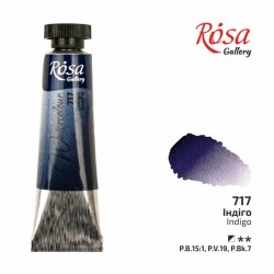 Фарба акварельна, Індіго (717), туба, 10мл, ROSA Gallery Фарба акварельна, Індіго (717), туба, 10мл, ROSA Gallery