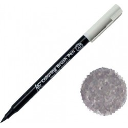 Маркер-пензель акварельний KOI, Сірий теплий світлий (145), Sakura Маркер-пензель акварельний KOI, Сірий теплий світлий (145), Sakura