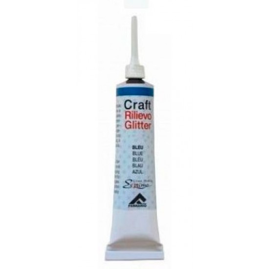 Ferrario контур рельєфний глітерний Craft Rilievo Glitter 20 мл, 001 Bianco (Білий) Ferrario контур рельєфний глітерний Craft Rilievo Glitter 20 мл, 001 Bianco (Білий)