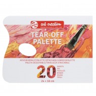 Палітра паперова прямокутна Talens Art Creation, 18*24см, 20 листків, Royal Talens