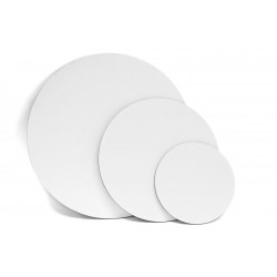 Полотно на картоні, кругле, Ø10 см, набiр 5 шт, бавовна, акрил, ROSA Studio Полотно на картоні, кругле, Ø10 см, набiр 5 шт, бавовна, акрил, ROSA Studio