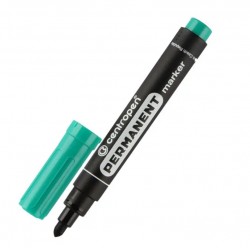 Маркер Permanent 8566 2,5 мм круглий зелений, Centropen Маркер Permanent 8566 2,5 мм круглий зелений, Centropen