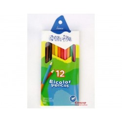 Олівці двосторонні 12 шт. 24 кольори шестигранні,Colorite,1110-12CB,ТМ "Marco" Олівці двосторонні 12 шт. 24 кольори шестигранні,Colorite,1110-12CB,ТМ "Marco"