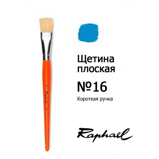 Щетина плоская Raphaël Fun, №16 (Франция)