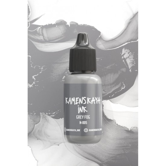 Спиртові чорнила Kamenskaya ink, N005  - сірий с блакиттю, 15мл