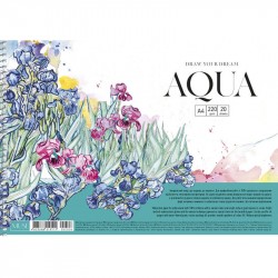 Альбом для акварелі А4 20 аркушів, картон "MUSE" (PB-SC-020-308) Альбом для акварелі А4 20 аркушів, картон "MUSE" (PB-SC-020-308)