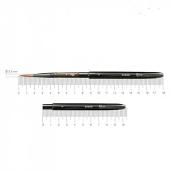 Соболь круглий, TRAVEL BRUSH, OCEAN 168, № 6, к.р. пензель ROSA Соболь круглий, TRAVEL BRUSH, OCEAN 168, № 6, к.р. пензель ROSA