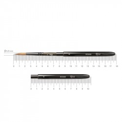Соболь круглий, TRAVEL BRUSH, OCEAN 168, № 8, к.р. пензель ROSA Соболь круглий, TRAVEL BRUSH, OCEAN 168, № 8, к.р. пензель ROSA