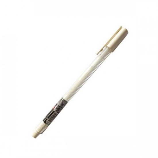 Ручка гелевая SANTI, белая.