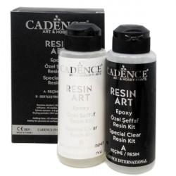 Cadence епоксидна смола, двокомпонентна, прозора Resin Art, 120+120мл Cadence епоксидна смола, двокомпонентна, прозора Resin Art, 120+120мл