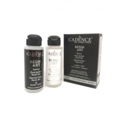 Cadence епоксидна смола, двокомпонентна, прозора Resin Art, 120+120мл Cadence епоксидна смола, двокомпонентна, прозора Resin Art, 120+120мл