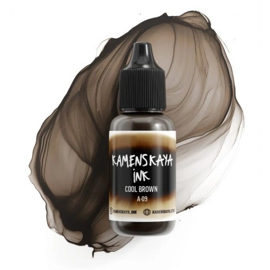 Спиртові чорнила Kamenskaya ink, А09- коричневий мох, 15мл