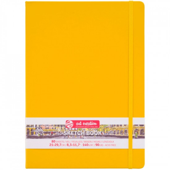 Блокнот для графіки Talens Art Creation 140г/м2, 21*29,7см, 80л., Golden Yellow, Royal Talens