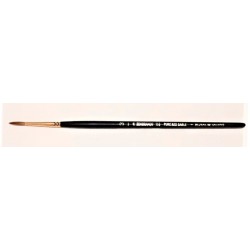 Пензель для акварелі REMBRANDT, соболь, круглий, Серія 110, №3, коротка ручка, Royal Talens
