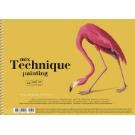 Альбом Mix Technique А4 20 аркушів, картон "MUSE", PB-SC-020-309 Альбом Mix Technique А4 20 аркушів, картон "MUSE", PB-SC-020-309