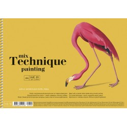 Альбом Mix Technique А4 20 аркушів, картон "MUSE", PB-SC-020-309