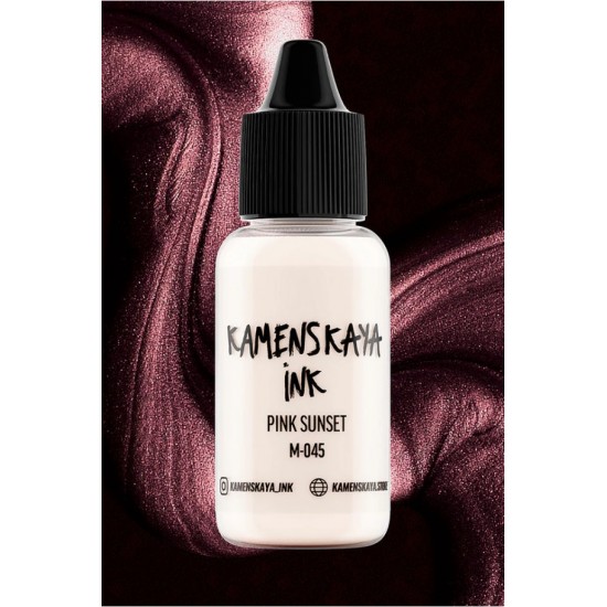 Спиртові чорнила Kamenskaya ink, М045  -  рожевий захід, 15мл