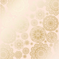 Лист односторонней бумаги с фольгированием Golden Napkins Beige 30,5х30,5 см Лист односторонней бумаги с фольгированием Golden Napkins Beige 30,5х30,5 см