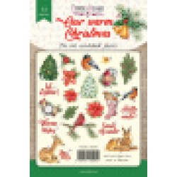 Набір висічок колекція Our warm Christmas 53 шт Набір висічок колекція Our warm Christmas 53 шт