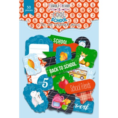 Набір висічок колекція Cool School 50 шт