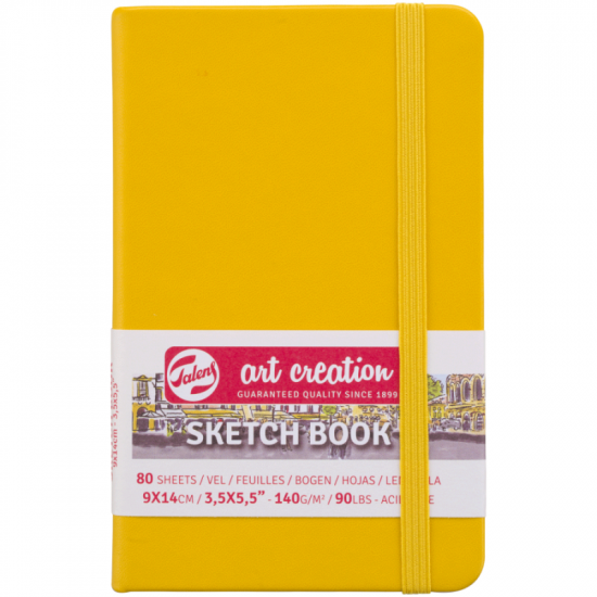 Блокнот для графіки Talens Art Creation 140г/м2, 9*14см, 80л., Golden Yellow, Royal Talens Блокнот для графіки Talens Art Creation 140г/м2, 9*14см, 80л., Golden Yellow, Royal Talens