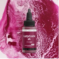 Спиртові чорнила розшаровні Kamenskaya ink, P117 - рубін, 30мл Спиртові чорнила розшаровні Kamenskaya ink, P117 - рубін, 30мл