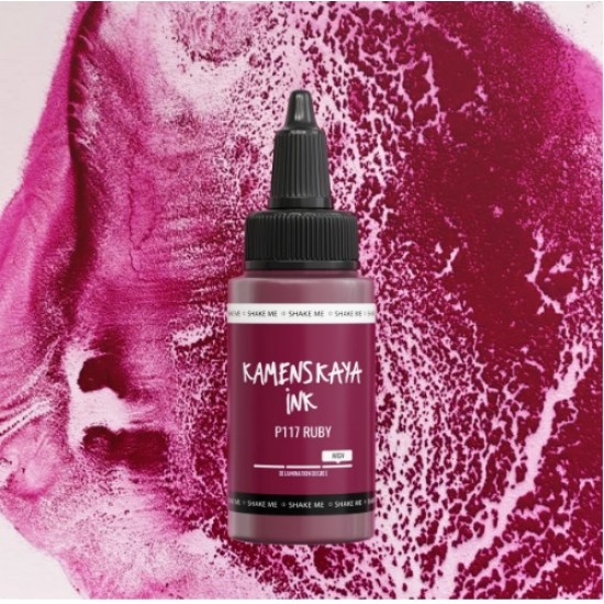 Спиртові чорнила розшаровні Kamenskaya ink, P117 - рубін, 30мл
