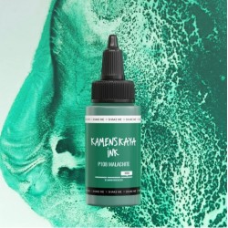 Спиртові чорнила розшаровні Kamenskaya ink, P108 - малахіт, 30мл Спиртові чорнила розшаровні Kamenskaya ink, P108 - малахіт, 30мл
