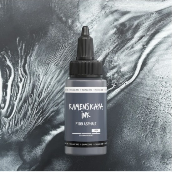 Спиртові чорнила розшаровні Kamenskaya ink, P109 - асфальт, 30мл