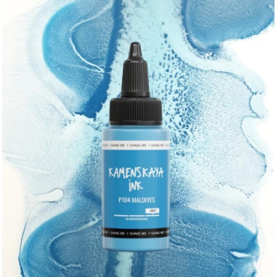 Спиртові чорнила розшаровні Kamenskaya ink, P104 - мальдіви, 30мл