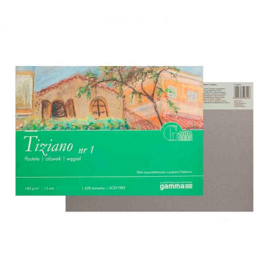 Склейка для пастели Tiziano (nr 1), 32,5*45 см, 160г/м, 15 л., GAMMA
