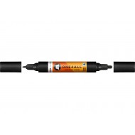 Маркер акриловий  двосторонній ONE4ALL Acrylic Twin,1,5мм/4мм, чорний