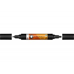 Маркер акриловий  двосторонній ONE4ALL Acrylic Twin,1,5мм/4мм, чорний Маркер акриловий  двосторонній ONE4ALL Acrylic Twin,1,5мм/4мм, чорний