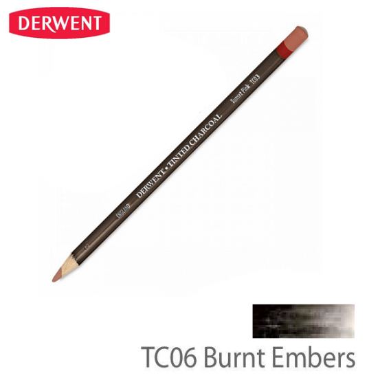 Олівець вугільний Tinted Charcoal, (TC06) палаючий жар, Derwent