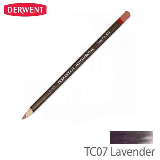 Олівець вугільний Tinted Charcoal, (TC07) лавандовий, Derwent