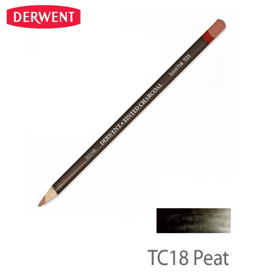 Олівець вугільний Tinted Charcoal, (TC18) торф, Derwent