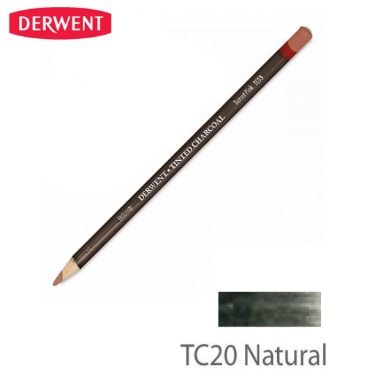 Олівець вугільний Tinted Charcoal, (TC20) натуральний, Derwent
